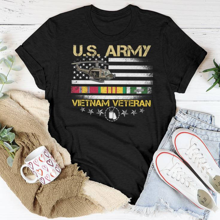 Us Army Vietnam Veteran Usa Flag Vietnam Vet Flag Men Women V2 Women T-shirt Funny Gifts