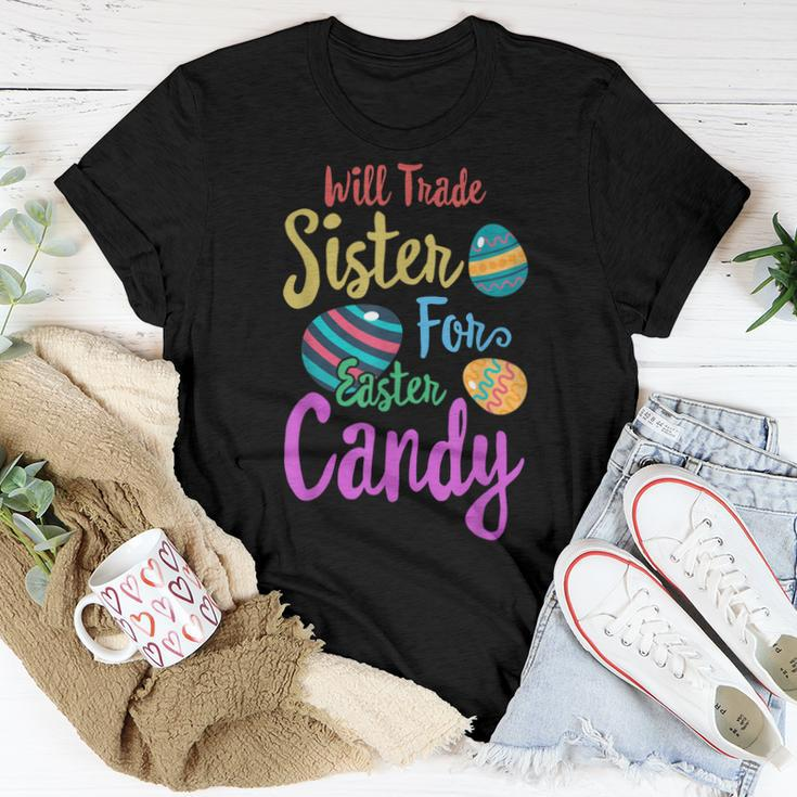 Will Trade Sister For Easter Candy Kids Spring Bunny Women T-shirt Unique Gifts