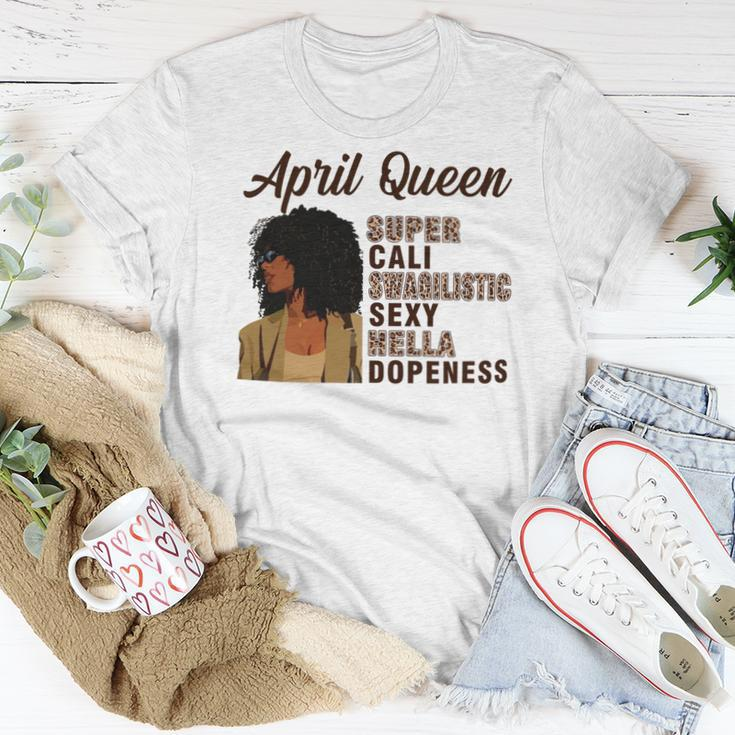 April Queen Super Cali Swagilistic Sexy Hella Dopeness Women T-shirt Funny Gifts