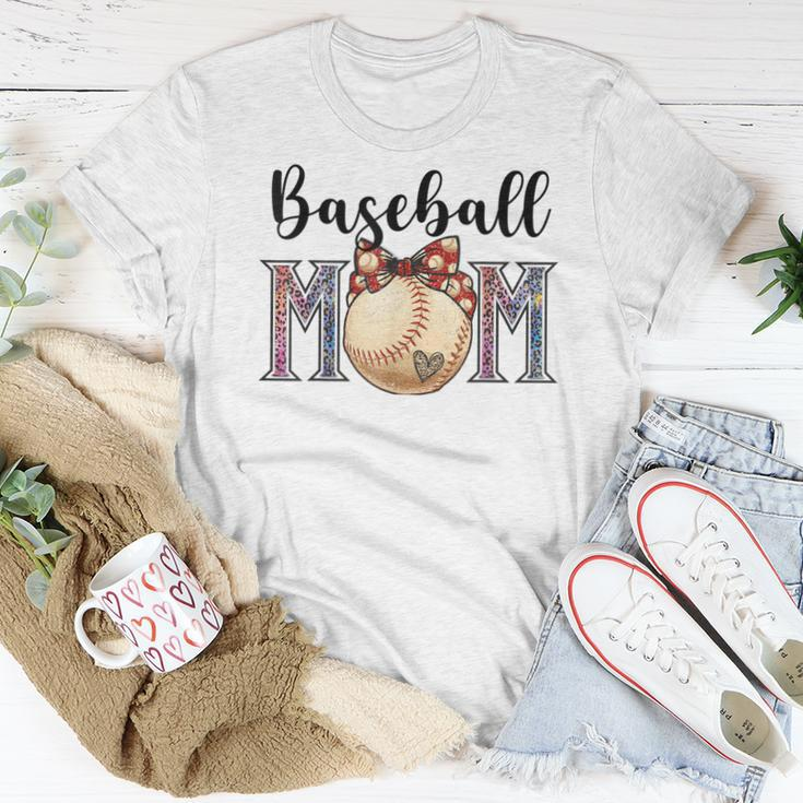 Baseball Mom Messy Bun Baseball 2023 Women T-shirt Unique Gifts