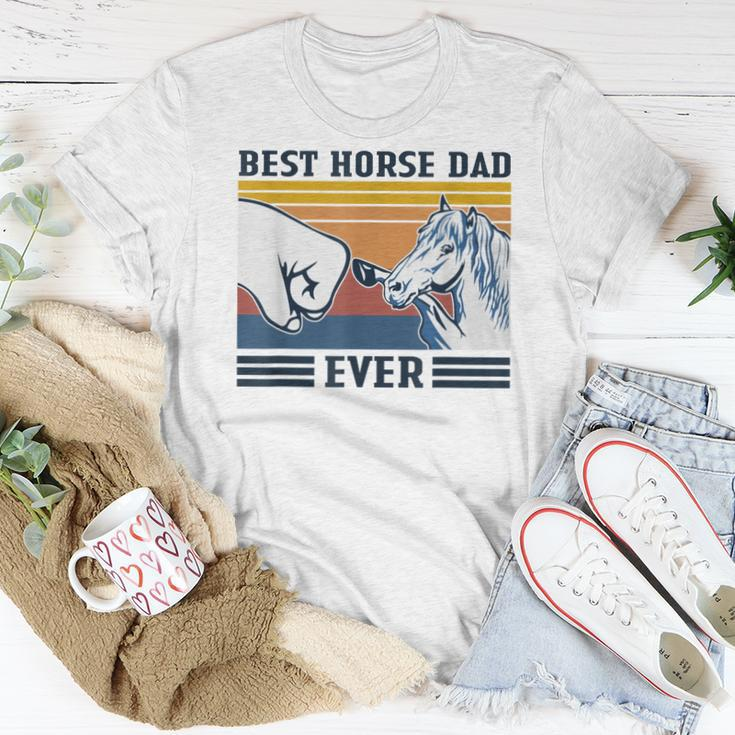 Best Horse Dad Ever Funny Horse Lover Vintage Fathers Day Women T-shirt Funny Gifts