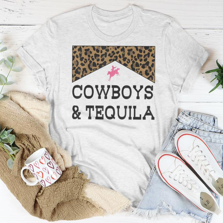 Cowboys And Tequila Western Tequila Drinking Lover Women T-shirt Unique Gifts