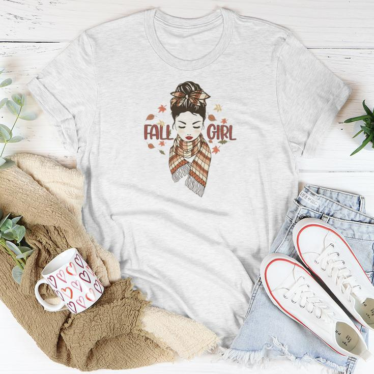 Fall Girl Autumn Lovers Women T-shirt Personalized Gifts