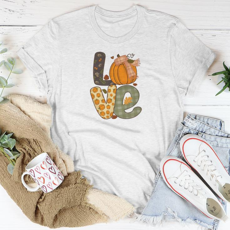 Fall Love For Autumn Lovers Women T-shirt Personalized Gifts