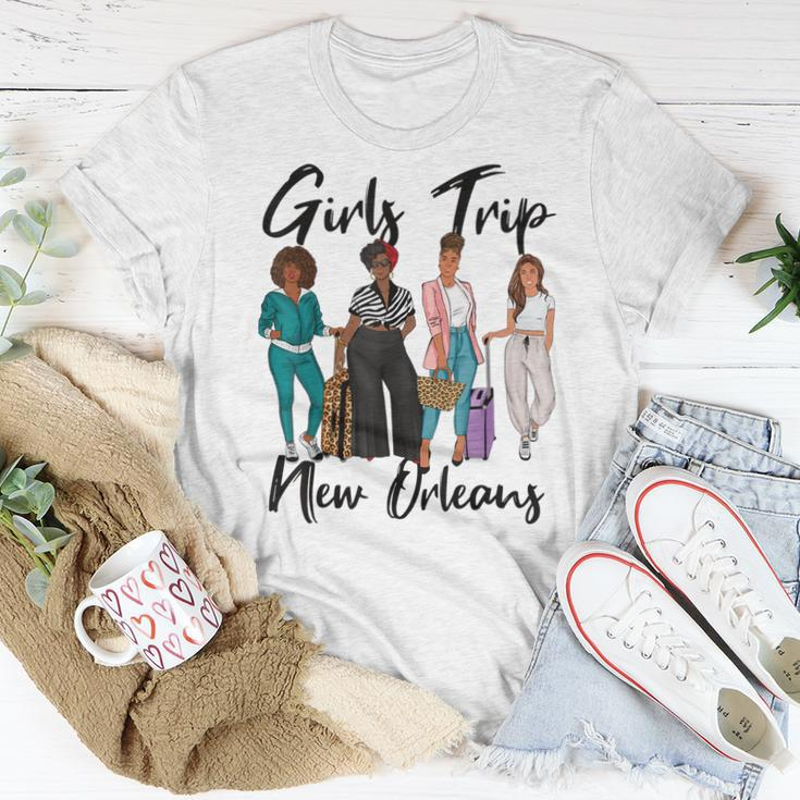 Girls Trip New Orleans For Melanin Afro Black Vacation Women Women T-shirt Unique Gifts