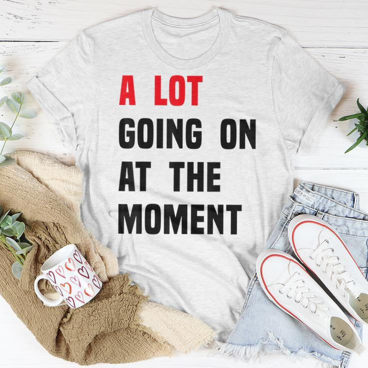 A Lot Going On At The Moment Vintage Women T-shirt Unique Gifts