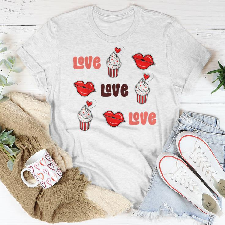 Love Happy Valentines Day Heart Couple Men Women Cute Women T-shirt Funny Gifts