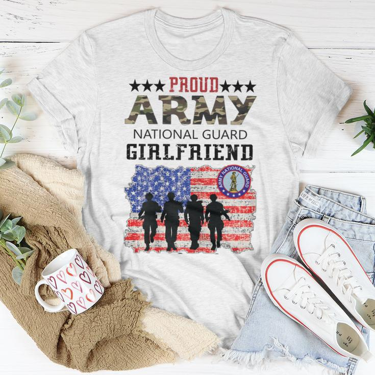 Proud Army National Guard Girlfriend Veteran Womens Women T-shirt Unique Gifts