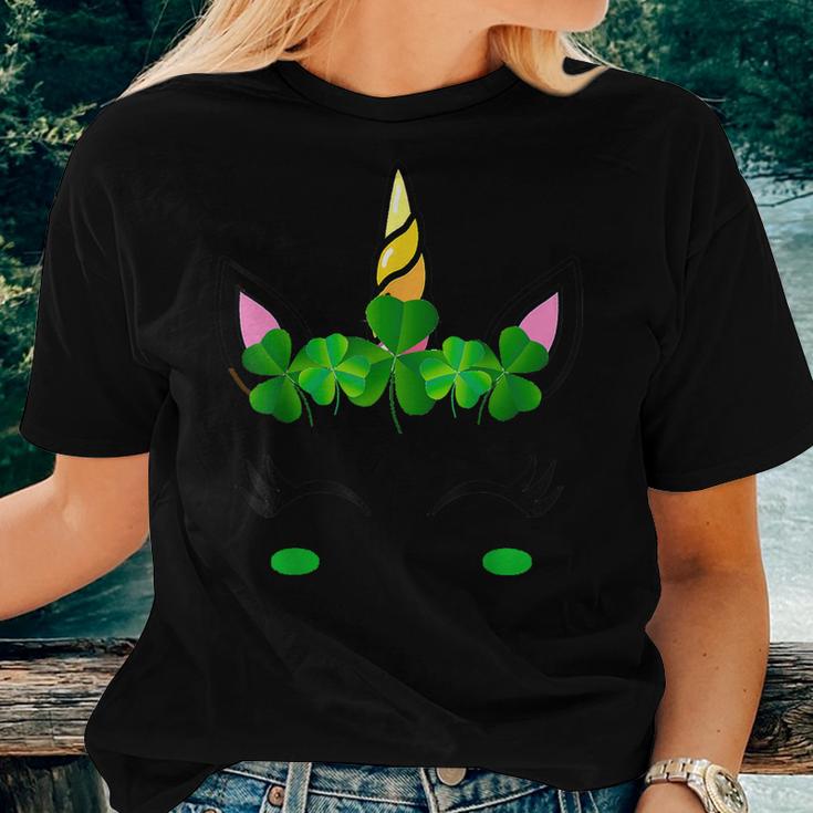 Rainbow Unicorn St Patricks Day Theme 8 9 10 12 Women Girls  Women T-shirt Casual Daily Crewneck Short Sleeve Graphic Basic Unisex Tee