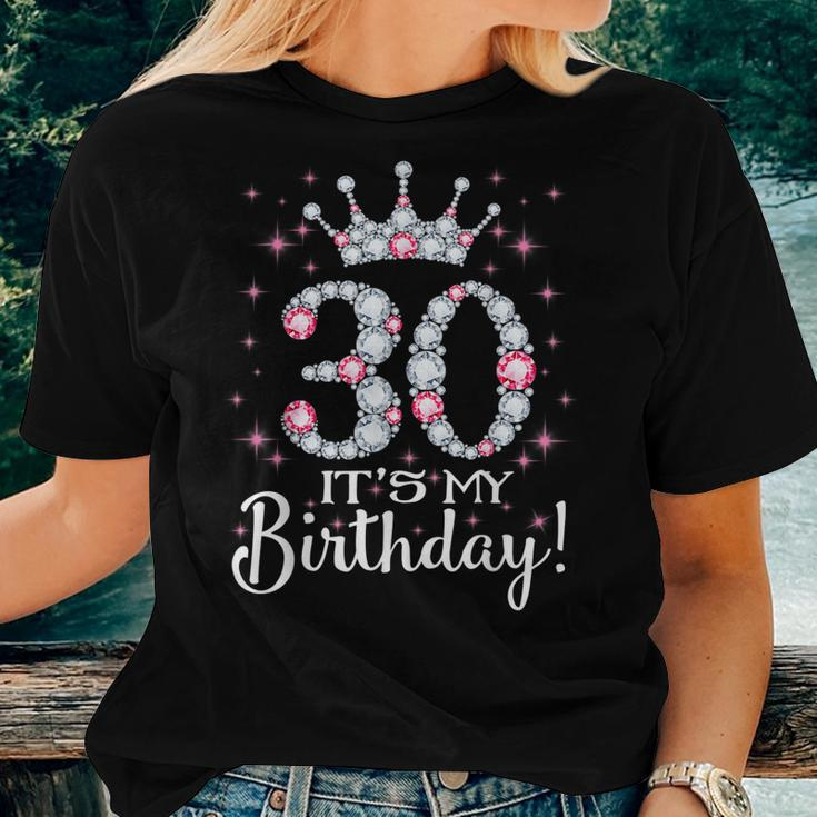 30 Its My Birthday 1989 30Th Birthday For Womens Women T-shirt Gifts for Her