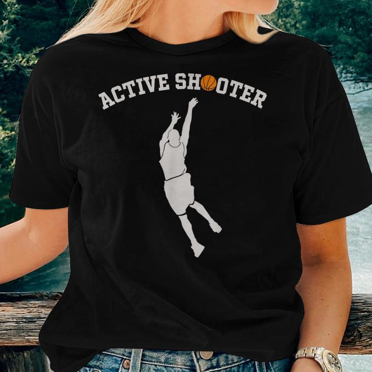 Active Shooter Basketball Lovers Men Women Women T-shirt Gifts for Her