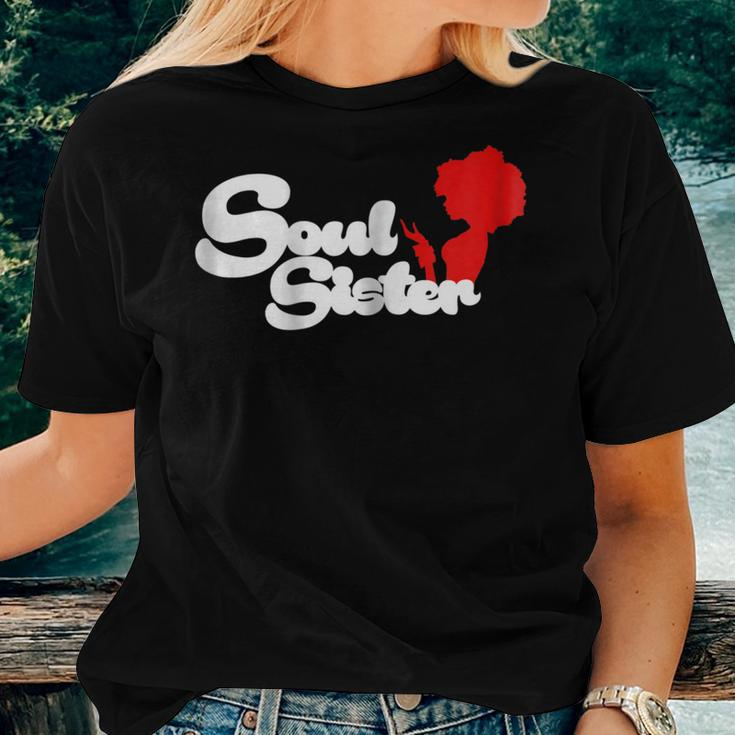 Afrocentric Soul Sister Hair For Black Women Women T-shirt Gifts for Her