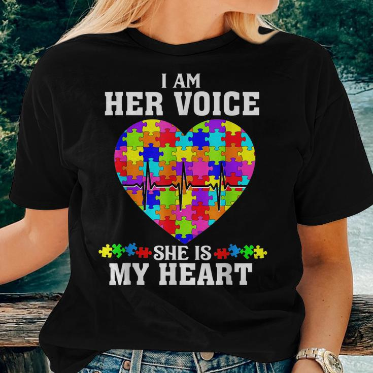 Autism Mom Autistic Daughter Teacher Autism Awareness Women T-shirt Gifts for Her