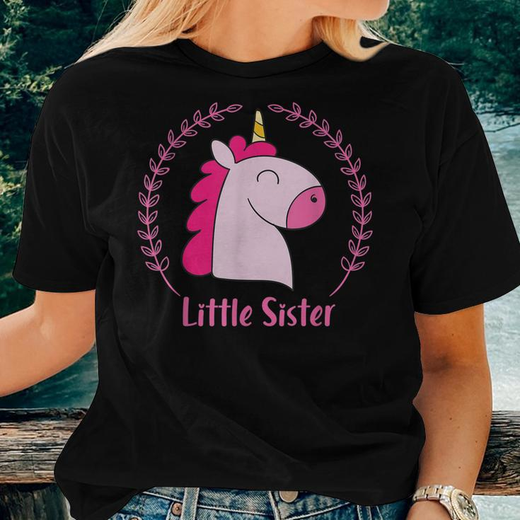 Awesome Little Sister Unicorn Kids Women T-shirt Gifts for Her