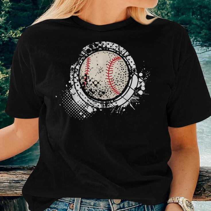 Baseball Dad Mom Sports Lover Baseball Game Day Vibes Women T-shirt Gifts for Her