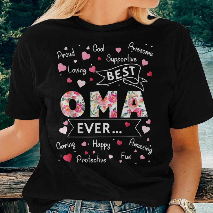 Best Oma Ever Funny First Time Grandma Mothers Day Women T-shirt Gifts for Her