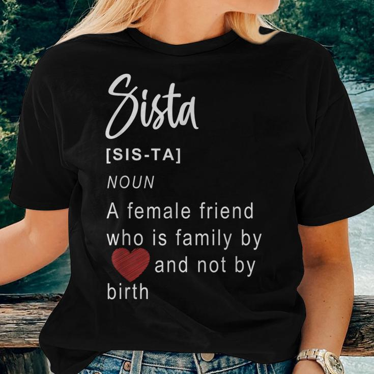 Best Queen Sistas Gifts For Plus Women Sistas Friends Girl Women T-shirt Gifts for Her