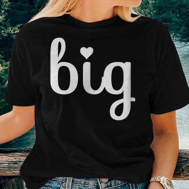 Big Sorority Sister With Heart Sorority Family Women T-shirt Gifts for Her