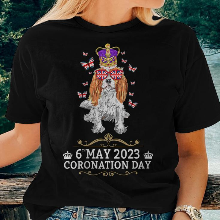 Womens Cavalier King Charles Coronation Ideas Women & Union Jack Women T-shirt Gifts for Her