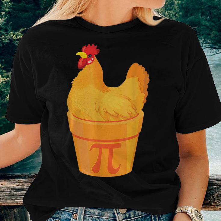 Chicken Pot Pie Pi Day Mathematician Math Women T-shirt Gifts for Her