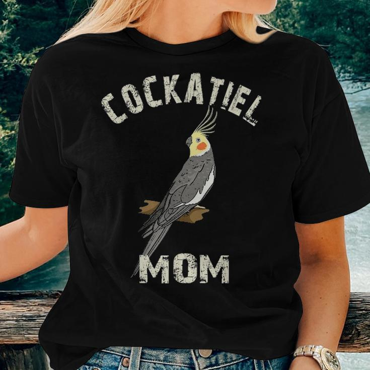Cockatiel Mom Gift Cockatiel Parrot Bird Owner Gifts V2 Women T-shirt Gifts for Her
