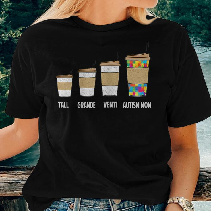Coffee Autism Mom For Autism Awareness Women T-shirt Gifts for Her
