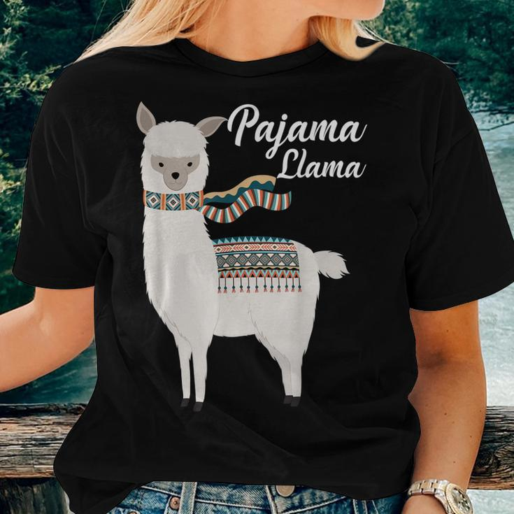 Cute Pajama Llama Bed Time Llama Pajama Women T-shirt Gifts for Her