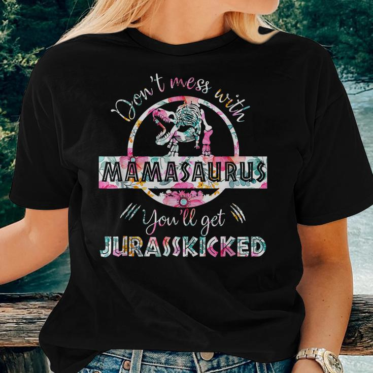 Dont Mess With MamasaurusRex Dinosaur Mom Mother Day Women T-shirt Gifts for Her