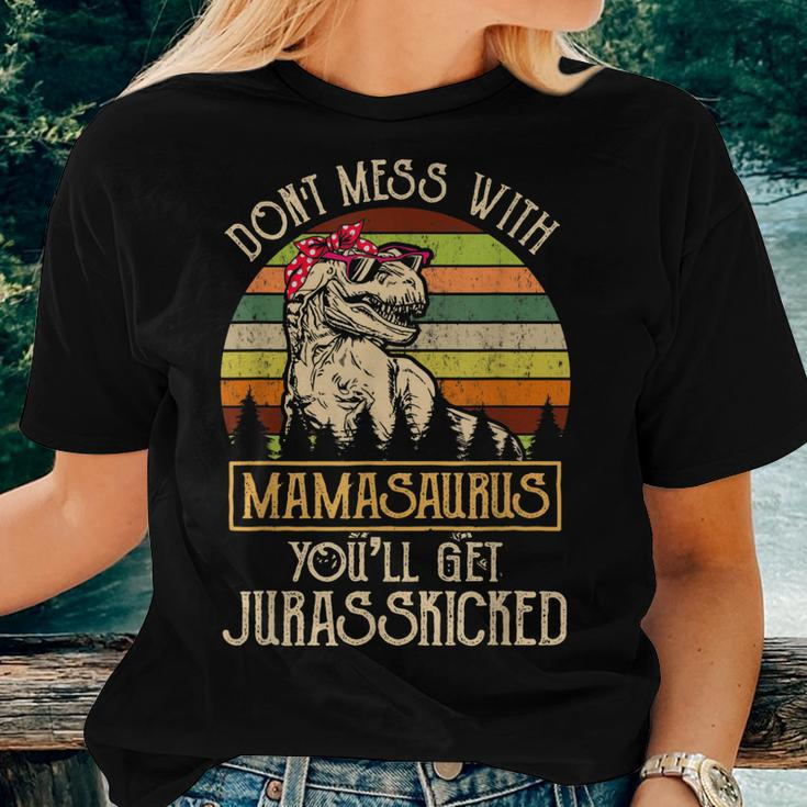 Dont Mess With MamasaurusRex Women T-shirt Gifts for Her