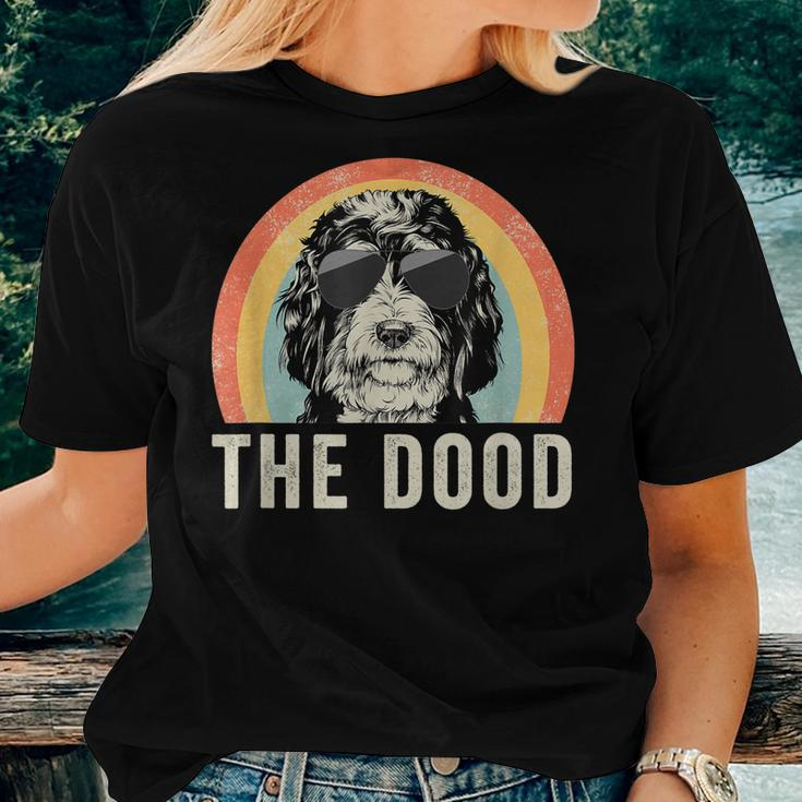 The Dood Mom Bernedoodle Doodle Dog Dad Women T-shirt Gifts for Her