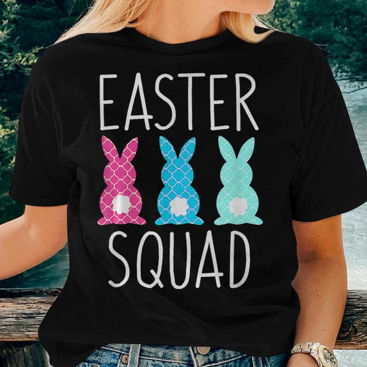 Easter Squad Bunnies Rabbit Family Matching Mom And Daughter Women T-shirt Gifts for Her