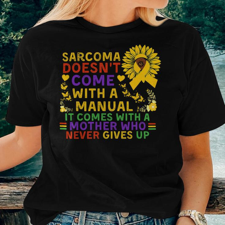 Funny Sarcoma Mother Quote Sunflower With Butterflies Women T-shirt Casual Daily Crewneck Short Sleeve Graphic Basic Unisex Tee Gifts for Her