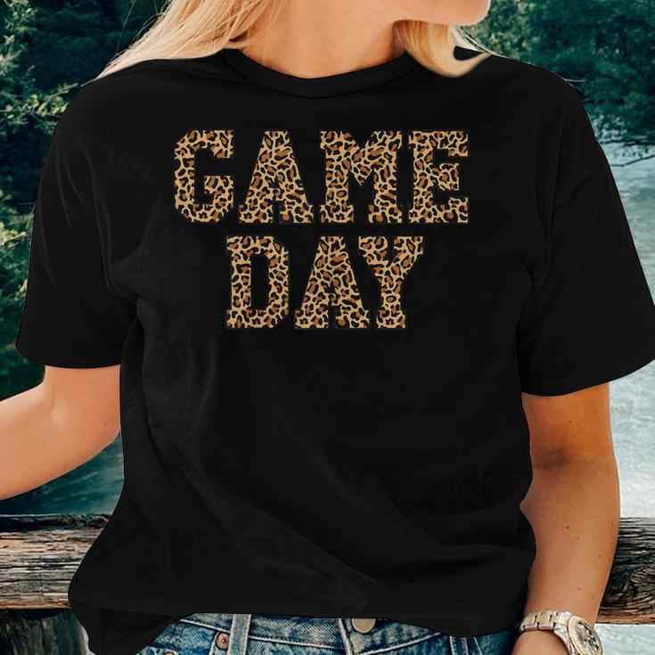 Womens Game Day Football Mother Wife Girlfriend Sport Player Lover Women T-shirt Gifts for Her