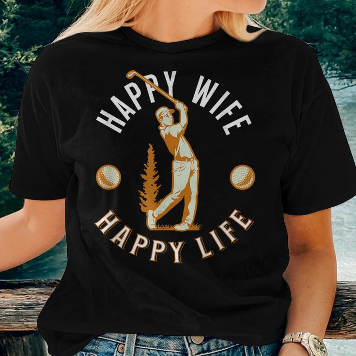 Happy Wife Happy Life - Golf Game For Happy Marriage Women T-shirt Gifts for Her