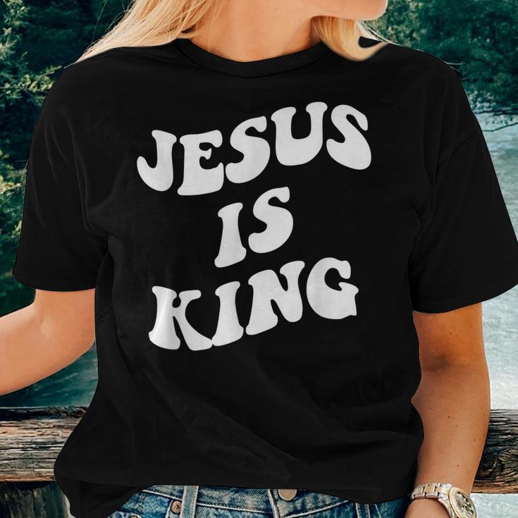 Jesus Is King Aesthetic Trendy Women T-shirt Gifts for Her