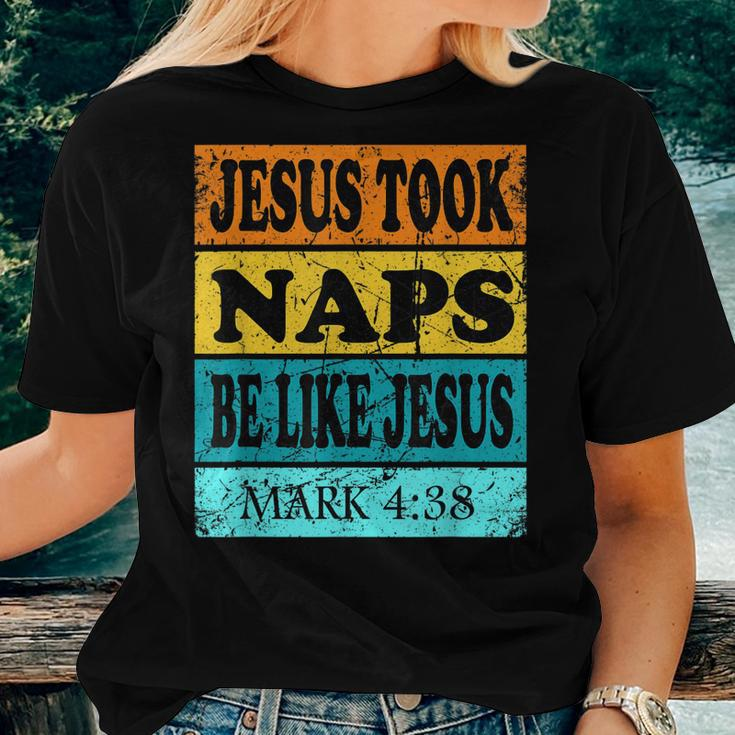 About Jesus Youth Christian Jesus Likes Naps Women T-shirt Gifts for Her