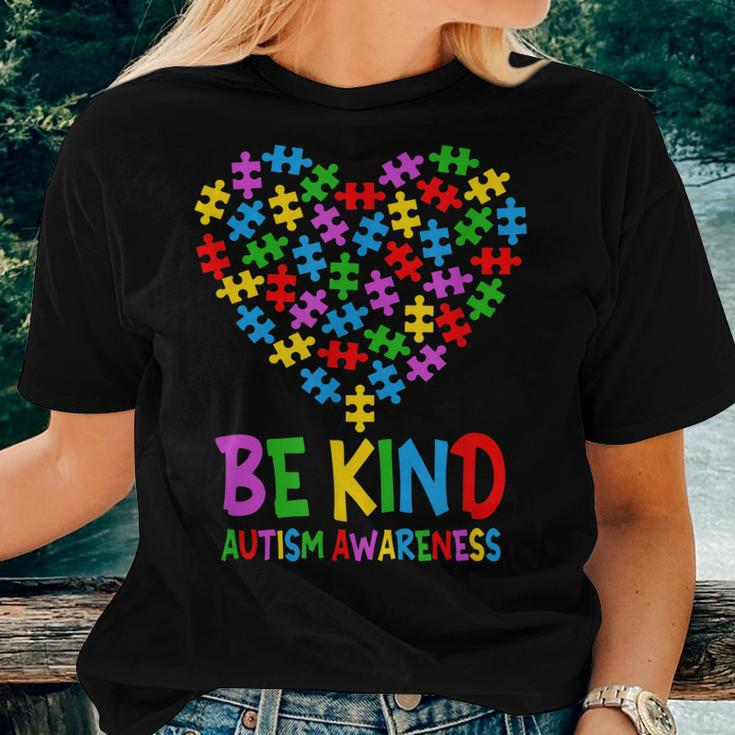 Be Kind Puzzle Heart Kindness Autism Awareness Men Women Kid Women T-shirt Gifts for Her