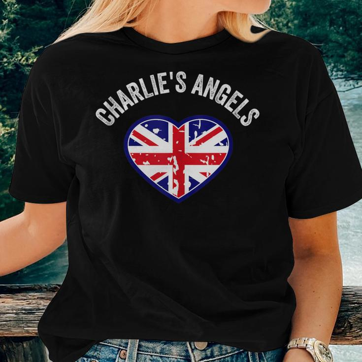 King Charles Angels Retro Womens Group Coronation Women T-shirt Gifts for Her