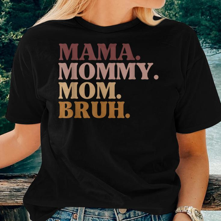 Mama Mom Bruh Humor Vintage For Mother Women T-shirt Gifts for Her