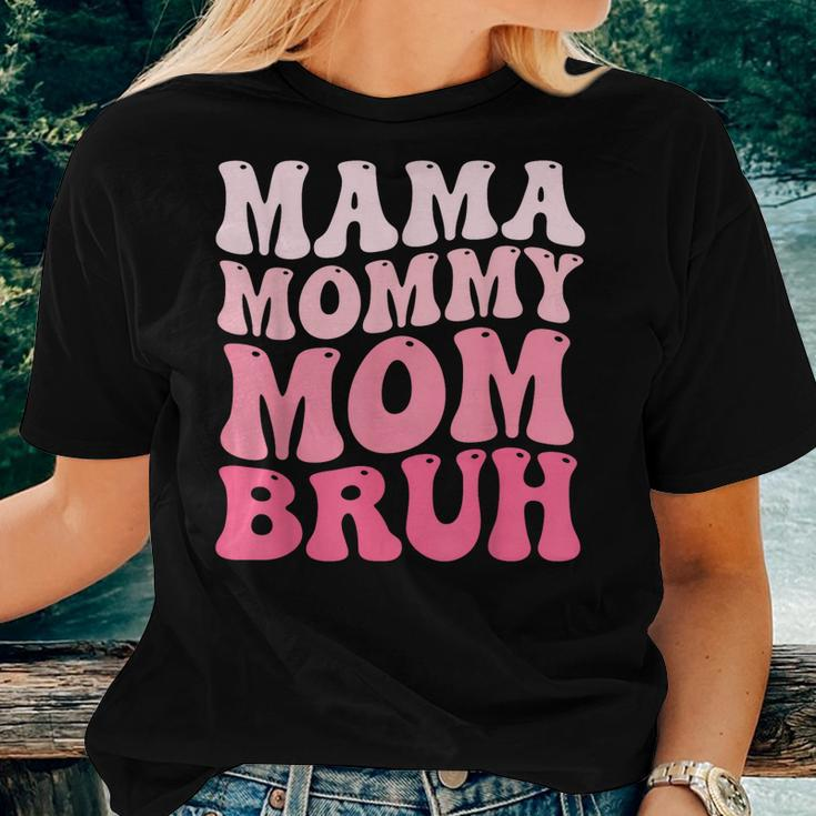 Mama Mommy Mom Bruh Mommy And Me Boy Mom Women T-shirt Gifts for Her