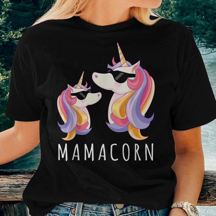 Mamacorn Mama Unicorn Mom And Baby Christmas Women T-shirt Gifts for Her