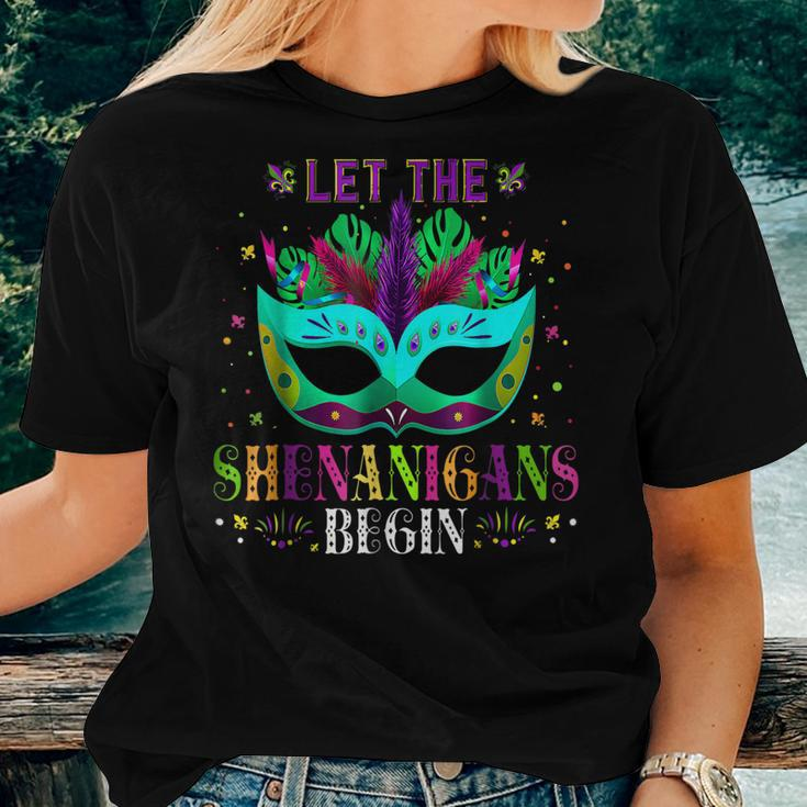 Mardi Gras Women Costumes Outfit Let The Shenanigans Begin Women T-shirt Gifts for Her