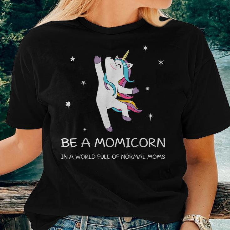Be A Momicorn Moms Tshirt Unicorn Shirt Women T-shirt Gifts for Her