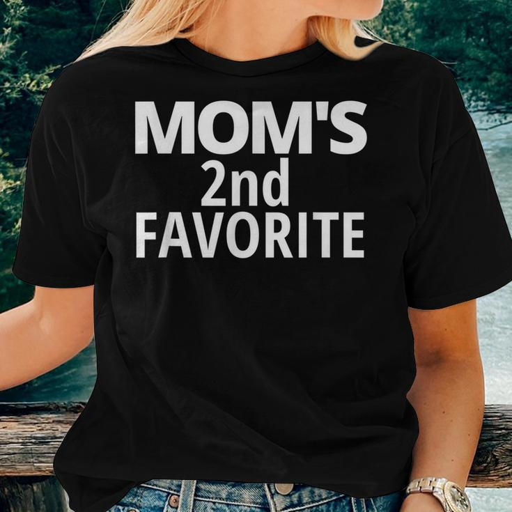 Moms 2Nd Favorite Moms Second Favorite Women T-shirt Gifts for Her
