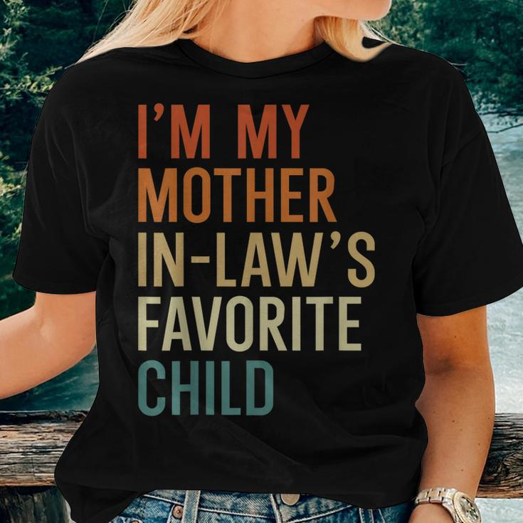 Im My Mother-In-Laws Favorite Child Son In Law Women T-shirt Gifts for Her