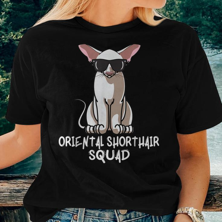 Oriental Shorthair Squad Cat Mom Squad Women T-shirt Gifts for Her
