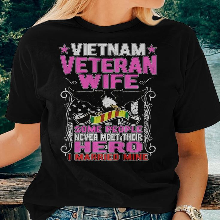 Some People Never Meet Their Hero Vietnam Veteran Wife V2 Women T-shirt Gifts for Her
