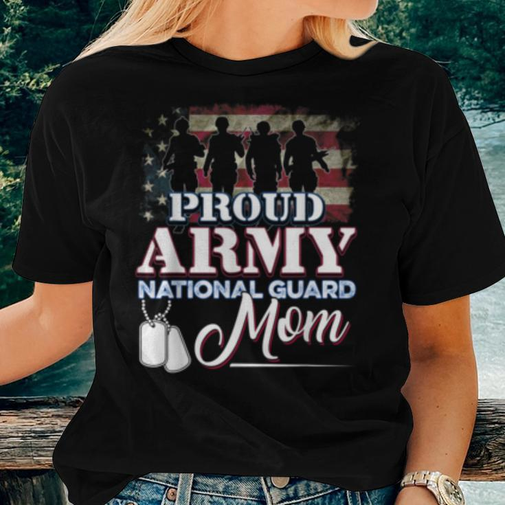 Proud Army National Guard Mom Veteran Women T-shirt Gifts for Her
