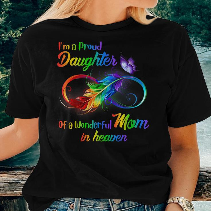 Im A Proud Daughter Of A Wonderful Mom In Heaven For Women Women T-shirt Gifts for Her