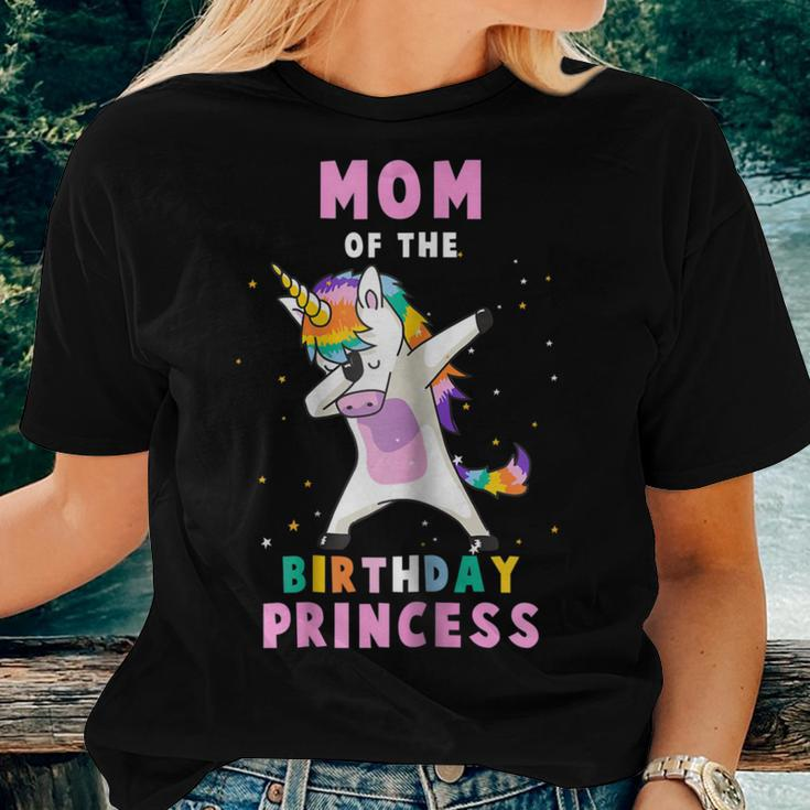 Proud Mom Of A Birthday Unicorn Dab Girl Women T-shirt Gifts for Her